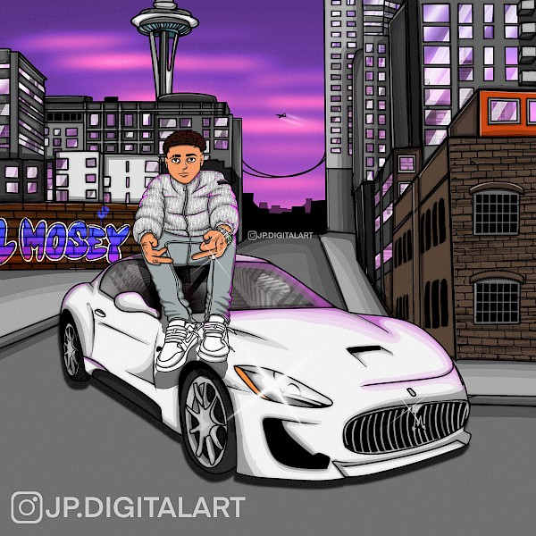 lil Mosey Noticed – by jp.digitalart