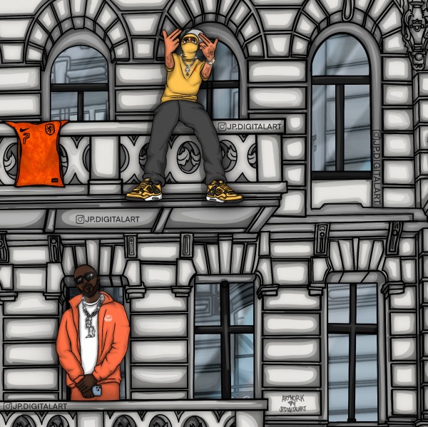 Virigl abloh and Central cee – by jp.digitalart